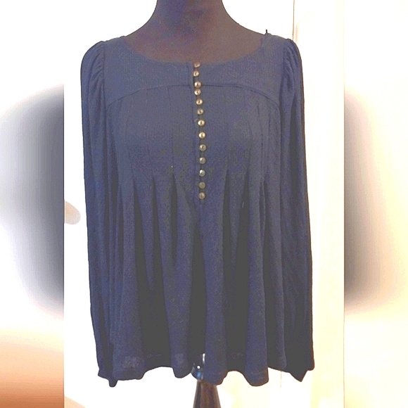 💜5/$25.00💜Free People Long Sleeve Devin Top. New - Picture 5 of 10